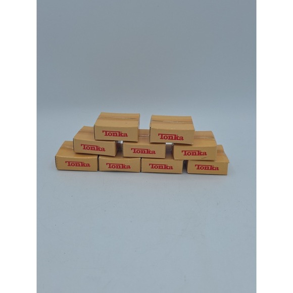 Tonka Other - Vintage Y2K Tonka‎ Mini Moving Promo  Cardboard  Boxes LOT OF 9